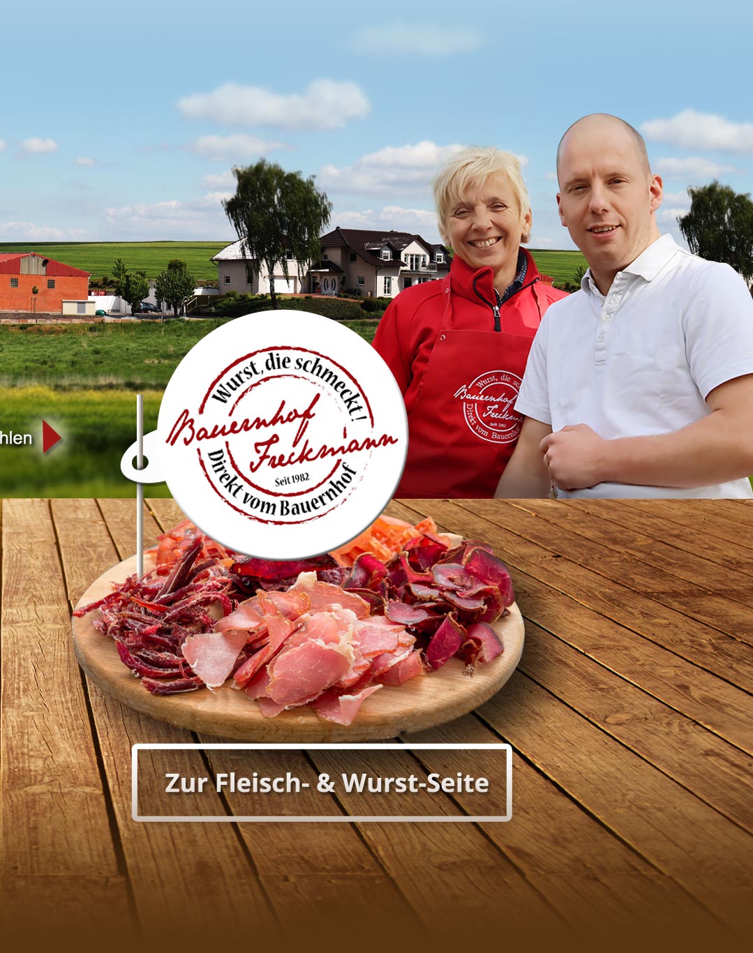 Zur Bauernhof-Wurst-Seite